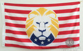 Make Lion America Great Flag 外贸货源旗帜Trump Again MAGA