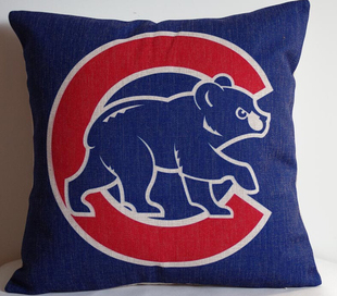 外贸球队芝加哥小熊球迷抱枕Chicago Cubs pillowcase