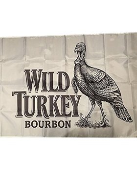 2But Wild Turkey Bourbon Flag Banner Kentucky亚马逊WISH EBAY