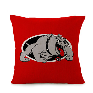 佐治亚大学斗牛犬队抱枕College Georgia Bulldogs pillowcase