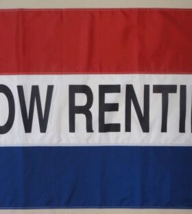 外贸货源户外旗帜Now Renting FLAG亚马逊 WISH EBAY热卖