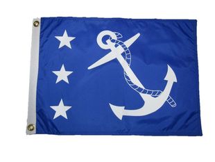 外贸Nautical Ensign Blue Anchor 3 Stars Flag亚马逊WISH EBAY