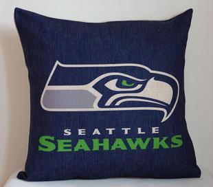 外贸球队西雅图海鹰队球迷抱枕Seattle Seahawks pillowcase