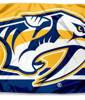 外贸货源掠夺者队旗帜车旗系列NHL Nashville Predators Flag