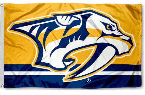 外贸货源掠夺者队旗帜车旗系列NHL Nashville Predators Flag