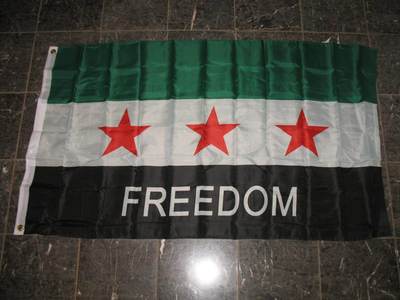 外贸货源叙利亚自由旗帜SYRIAN FREEDOM  Flag亚马逊WISH EBAY热