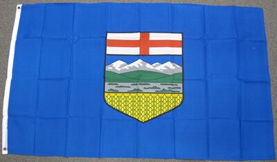 外贸ALBERTA CANADA PROVINCE NEW CANADIAN Flag亚马逊WISH EBAY