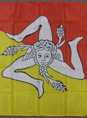 外贸货SICILY FLAG NEW SICILIAN ITALY Flag亚马逊WISH EBAY热卖