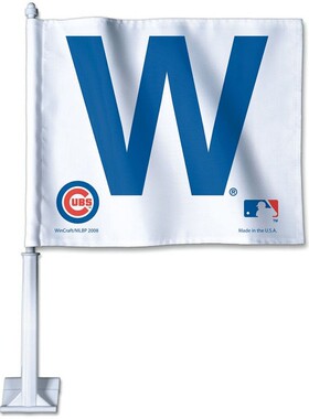 外芝加哥小熊队车旗MLB Chicago cubs Car flag亚马逊WISH EBAY