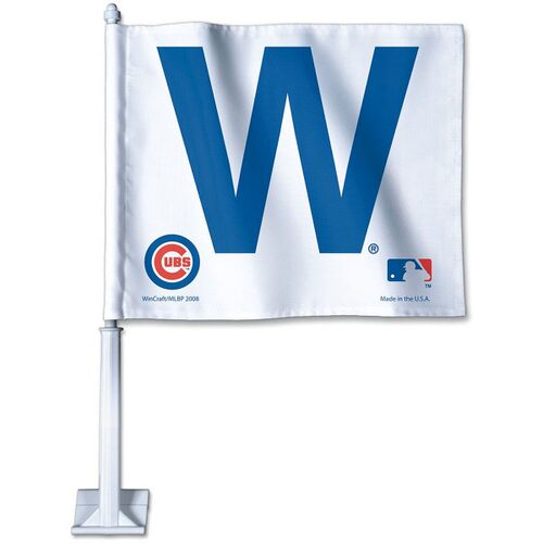 外芝加哥小熊队车旗MLB Chicago cubs Car flag亚马逊WISH EBAY