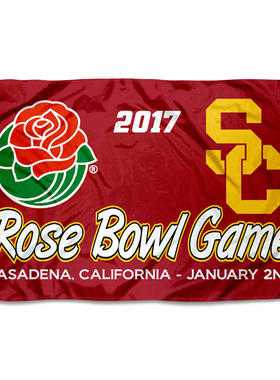 Rose Bowl 2017 Southern Cal USC Trojans Flag亚马逊WISH EBAY