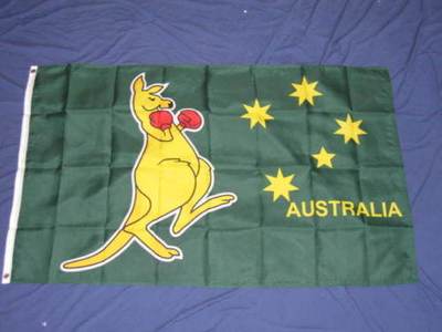 澳大利亚拳击袋AUSTRALIAN BOXING KANGAROO FLAG亚马逊WISH EBAY