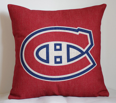 外贸蒙特利尔加拿大人球迷抱枕Montreal Canadiens pillowcase