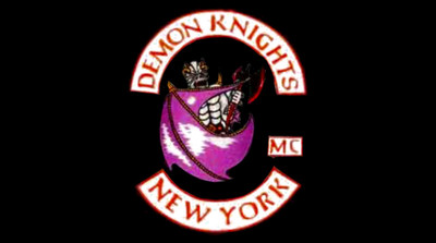 外贸Demon Knights Motorcycle Club Patch  Motto Colors FLAG