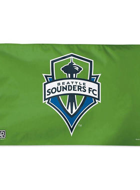 外西雅图海湾大国旗Seattle Sounders Large Flag亚马逊WISH EBAY