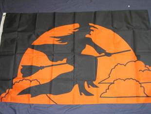 FLAG WITCH 3X5 Flag亚马逊WISH EBAY热卖 HALLOWEEN 外贸货源NEW