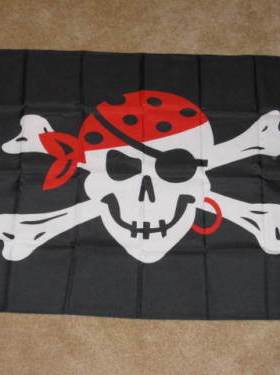 PIRATES OF THE CARRIBEAN FLAG JOLLY ROGERFlag亚马逊WISH EBAY