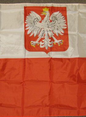 外贸货源老波兰的标志OLD POLAND FLAG亚马逊WISH EBAY热卖