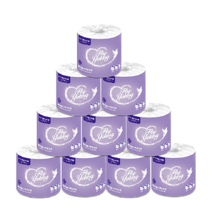 芯飞扬10卷有心卷5层芯飞扬纯木浆原木卷筒纸生活用卷纸