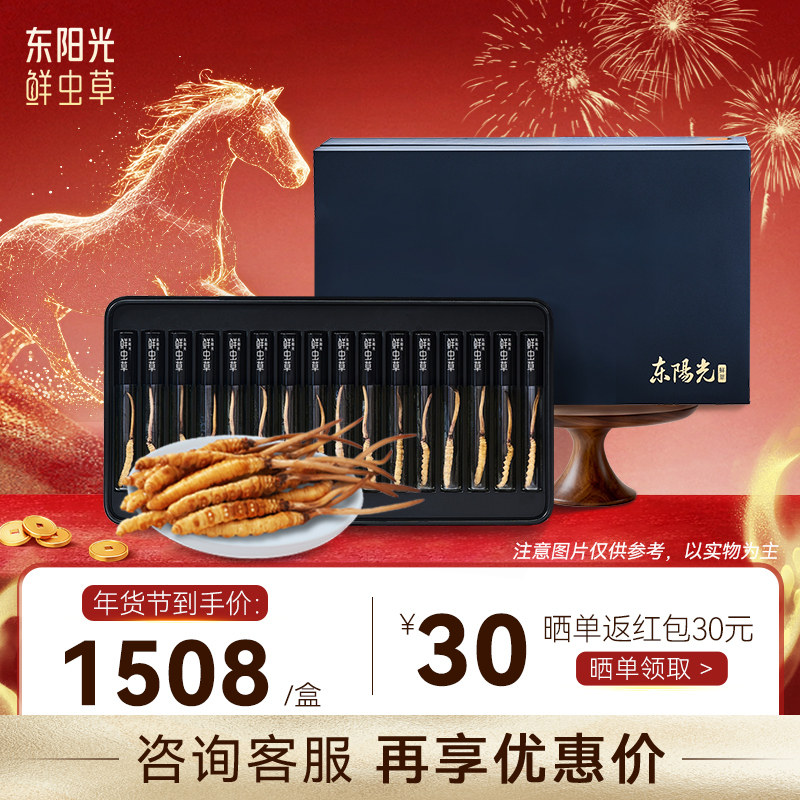 正品冬虫夏草东阳光新鲜虫草