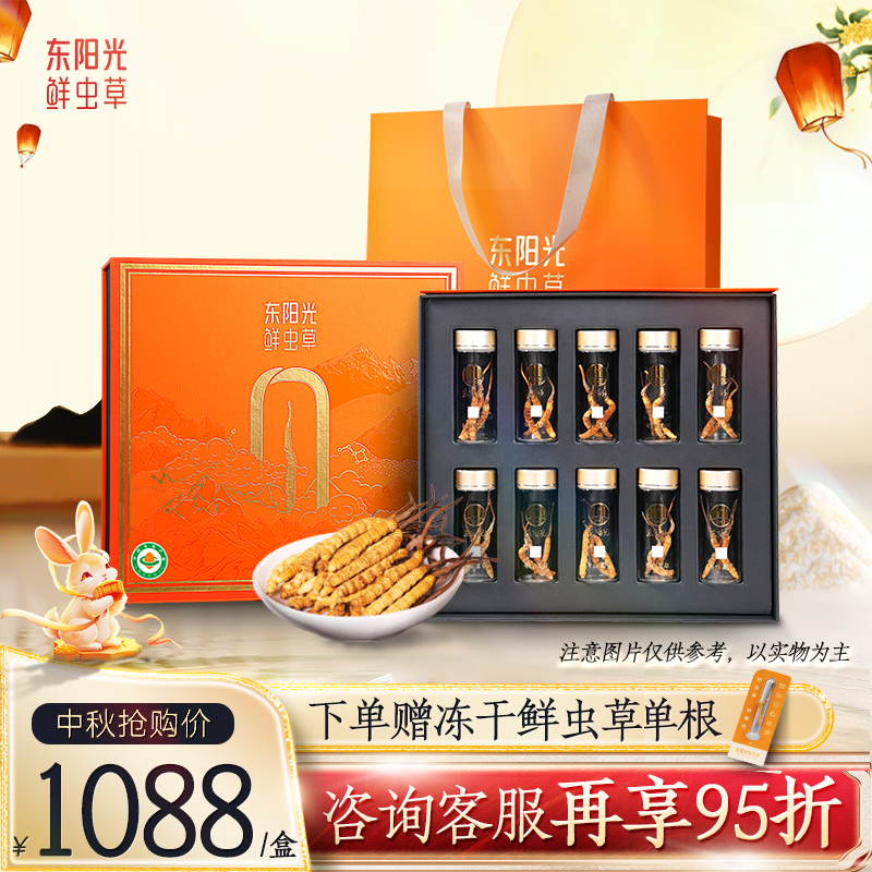东阳光有机鲜虫草礼盒装旗舰店