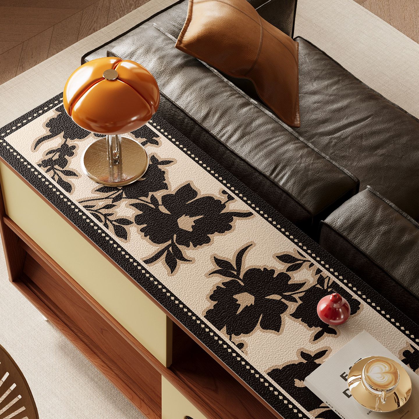 餐边柜保护垫鞋柜子防脏垫茶几电视柜台面桌垫玄关柜防水免洗桌布,居家布艺,桌布,淘宝优惠券,粉丝福利购,淘宝优惠卷