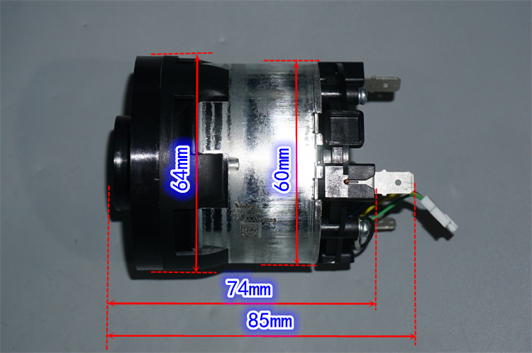 新品18V400W 三相超高速无刷电机吸尘风机 nidec大功率铝叶轮涡轮 电子元器件市场 电机/马达 原图主图