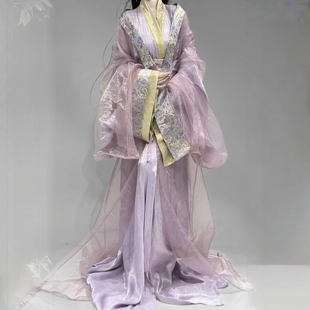 粉色战国袍汉服2025新款绝美复原古装蕾丝大袖衫古风仙气飘飘套装