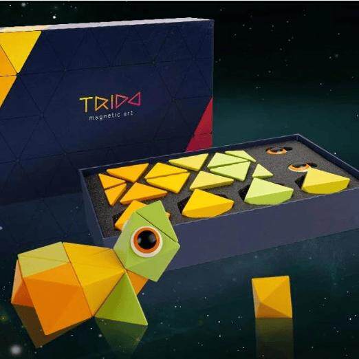 英国Trido magnetic新品暮霭森柠磁力艺术积木魔方儿童益智玩具