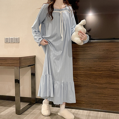 简约纯色睡衣可外穿家居服