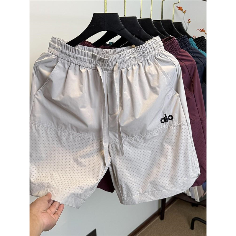 NINEDAO/玖岛夏季时尚轻奢男款凉感五分裤子潮流百搭薄款速干短裤