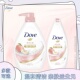 Dove 多芬弹润水嫩清爽美肤沐浴露1kg白桃白茶沐浴液300g亲肤组合