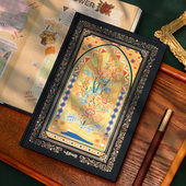 联华A5复古风文艺精装 本日记本网红高颜值手帐本简约加厚读书笔记摘抄本笔记本子文具精致手账本学生记事本