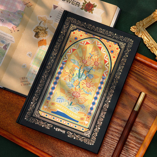 联华A5笔记本烫金精装本