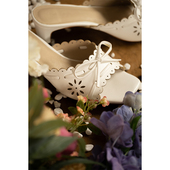 椿 两穿绑带镂空雕花粗跟露趾凉鞋 起 夏 法式 凉拖鞋 仙女风