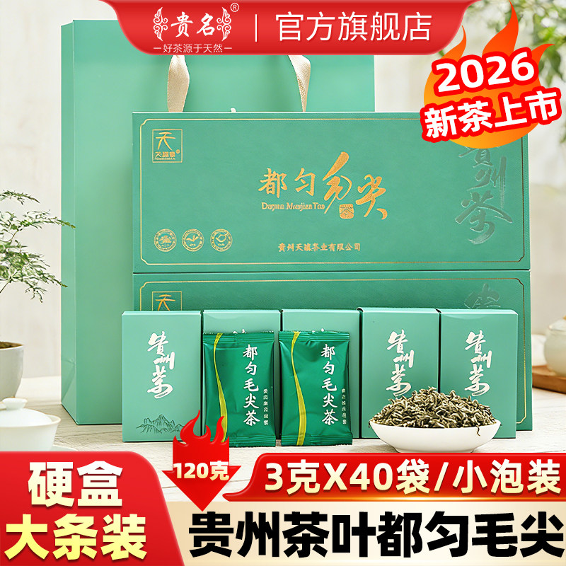 贵州都匀毛尖2026新茶120g条装图片