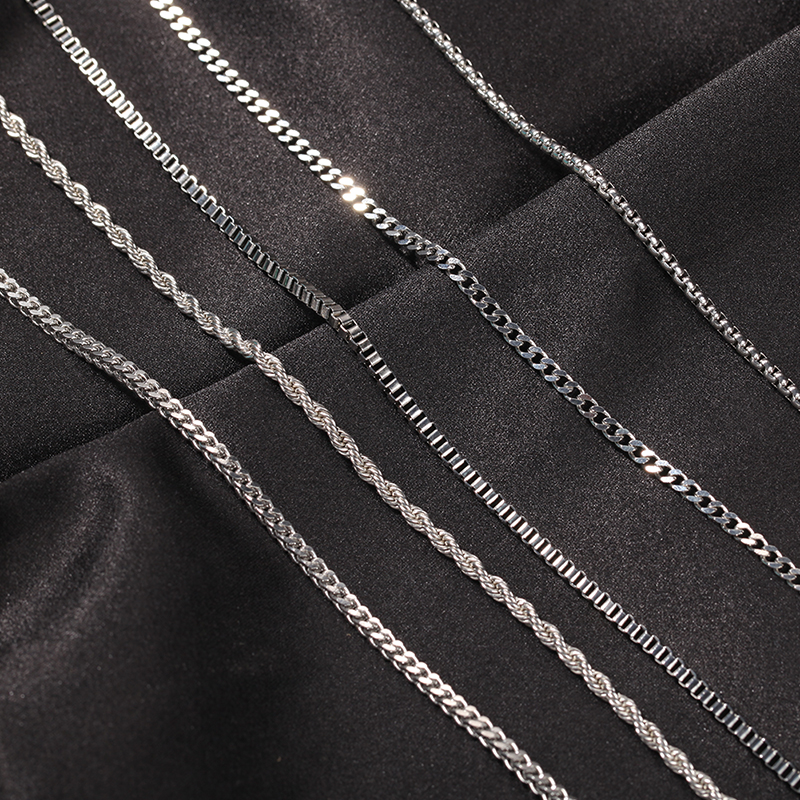 嘻哈项链古巴街头百搭钛钢不褪色