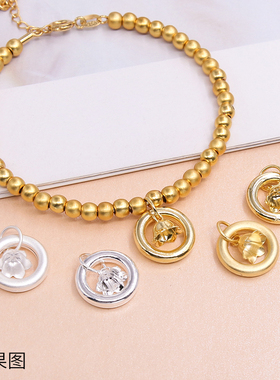 925纯银铃兰花开小吊坠