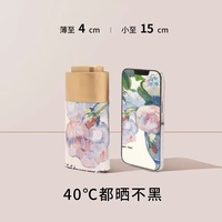 【超小超防曬】小巧遮陽傘晴雨傘兩用防曬防紫外線口袋傘六折扁
