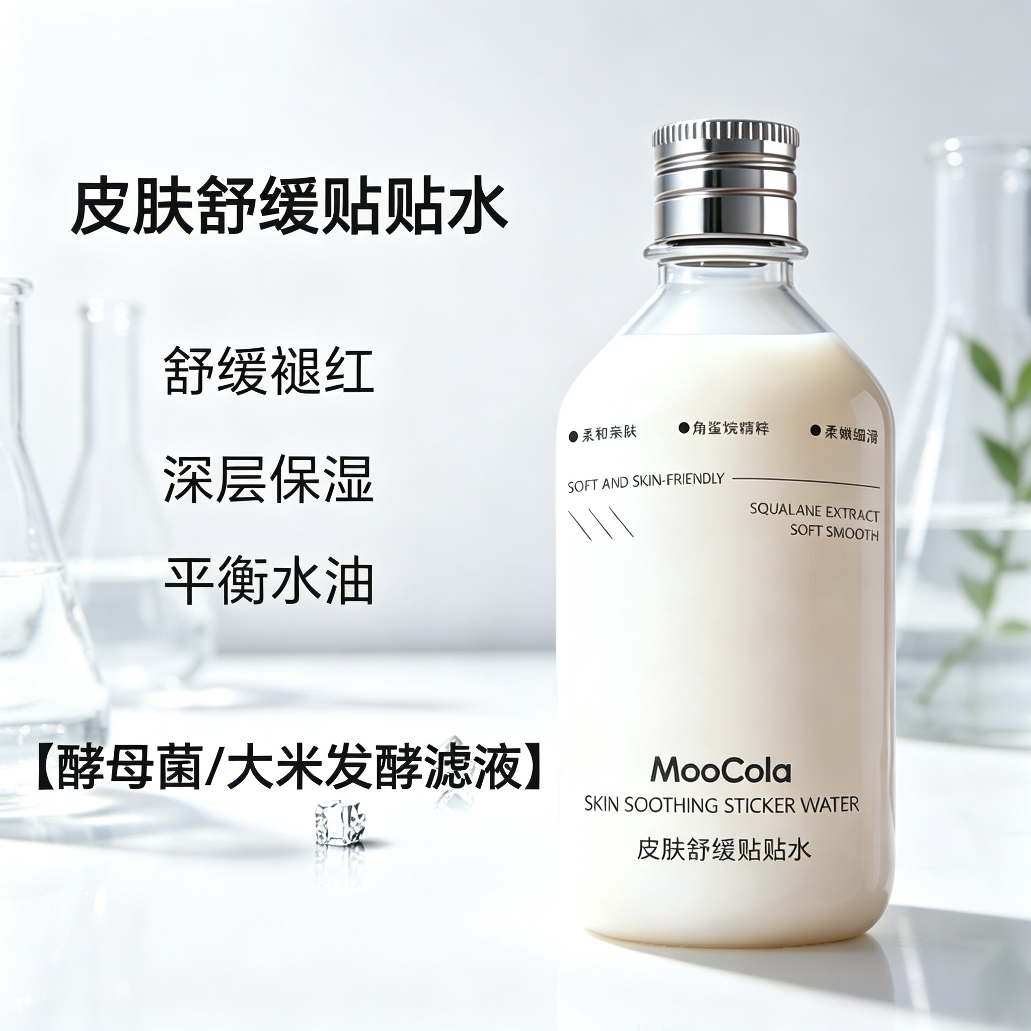 皮肤敏感舒缓泛红保湿精华水