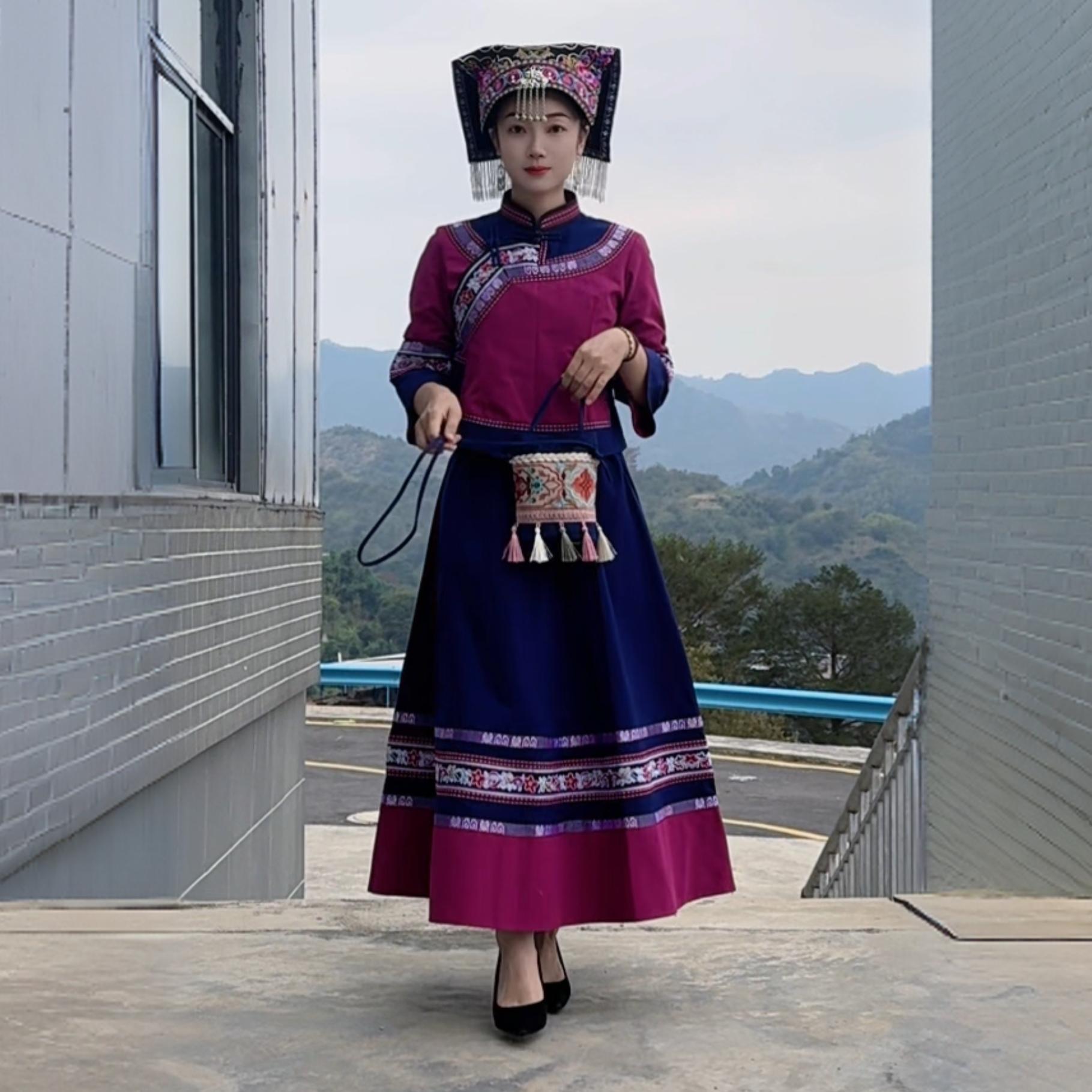 GOXEOU/格希歐布依族壯族少數(shù)民族服飾國風(fēng)傳統(tǒng)民族套裝
