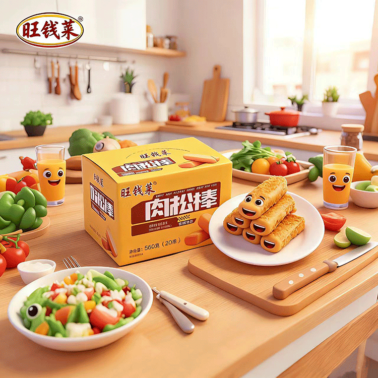 旺钱莱肉松棒560g盒装早餐糕点零食休闲解馋包装零食糕点早餐面包,零食/坚果/特产,肉松饼,淘宝优惠券,粉丝福利购,淘宝优惠卷