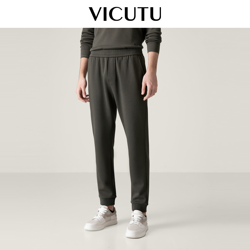 男士针织裤VICUTU商务休闲