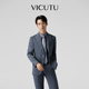 西服外套男 西服上衣纯羊毛正装 VICUTU 威可多男士