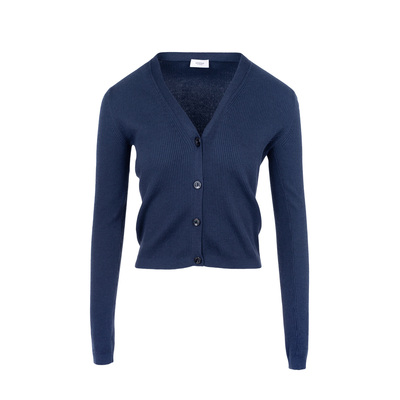 AGNONA SS 女士羊绒混纺竖条纹针织开衫