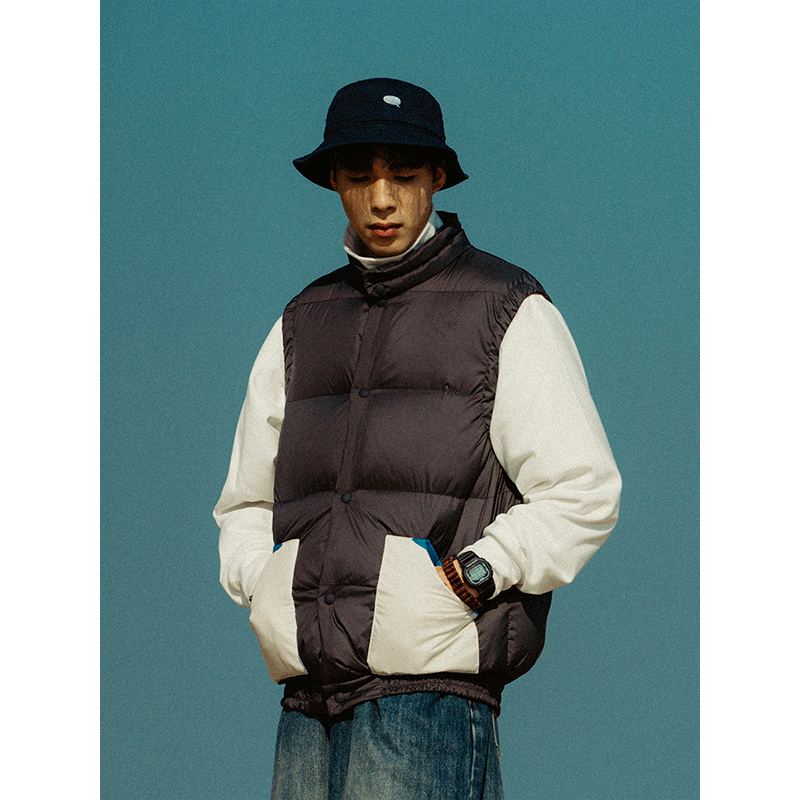 SENDAWAY羽绒马甲90白鸭绒