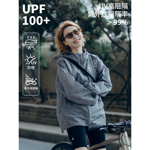 SENDAWAY 24SS金属尼龙UPF100+防晒衣防紫外线山系防晒服透气夏季
