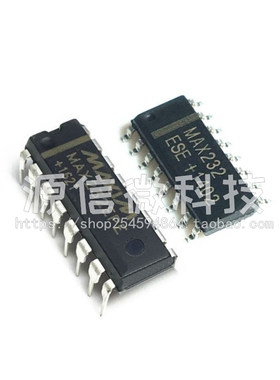 DIP16/SOP16  MAX232CSE/ESE MAX232CPE/EPE MAX232 RS-232驱动器