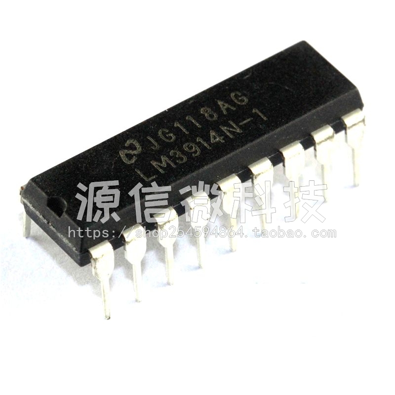 全新正品 LM3914 LM3914N-1 LED条形图显示驱动器 直插DIP18