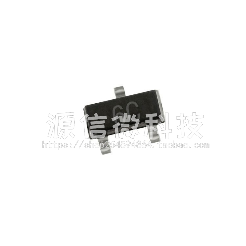 贴片三极管 BC817-40 6C丝印 0.1A45V SOT23封装 100个=3元